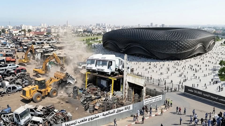 الجرافات تكتسح سوق 